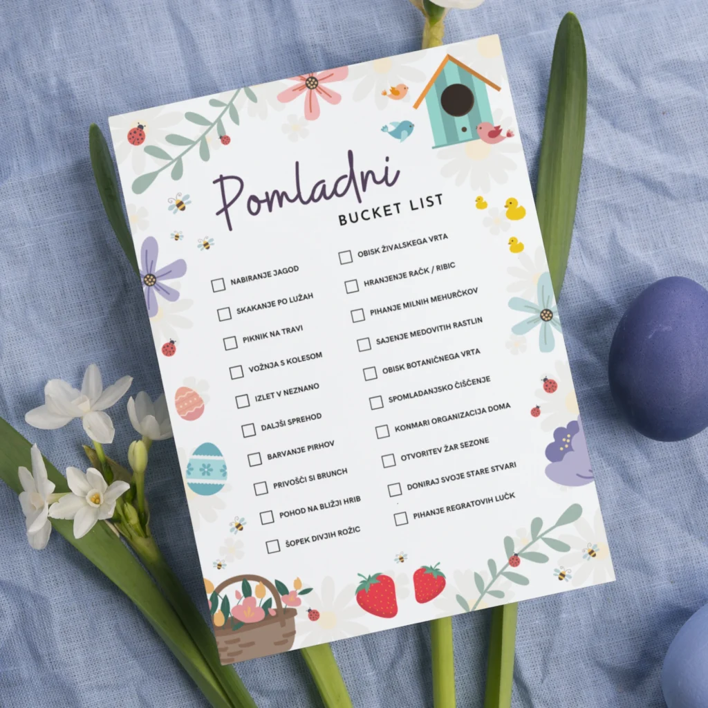 POMLADNI bucket list